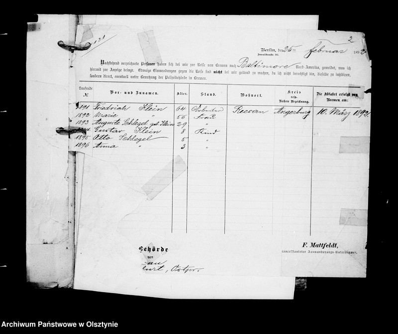 image.from.unit.number "Verschiedene Behörden an den Gutsvorstand von Rehsau"