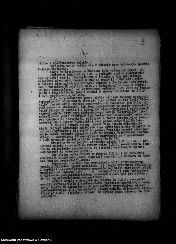 Obraz 7 z jednostki "Sprawozdania z życia mniejszości narodowych za czas od 15 grudnia 1936 r. do 31 maja 1937 r."