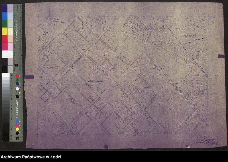 Obraz 1 z jednostki "Plan miasta Łodzi. Sekcja SW 111"