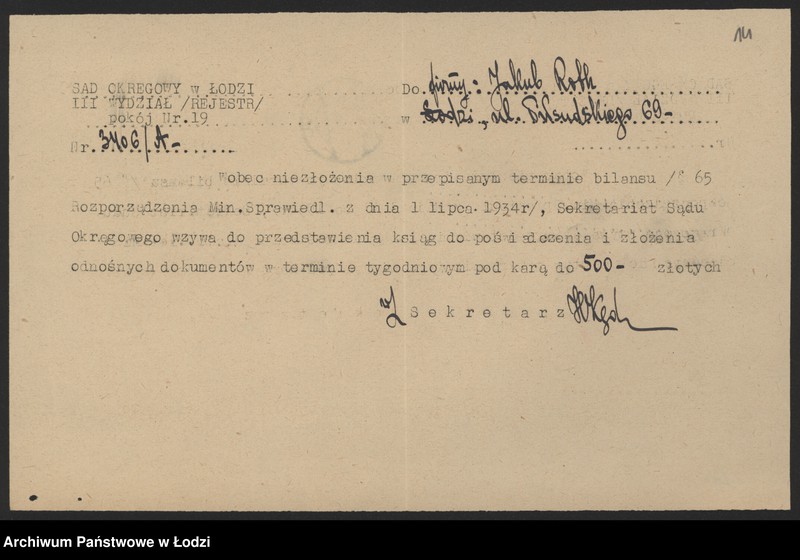 Obraz 16 z jednostki "Jakób Roth- sprzedaż galanteri"