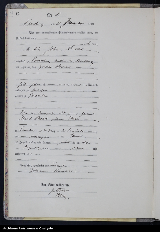 image.from.unit.number "Sterbe-Haupt-Register Nr 1 - 253"