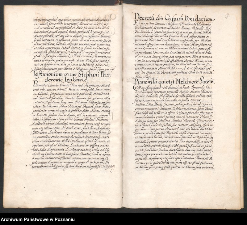 Obraz 11 z jednostki "Acta coram spectabili consulatu Posnaniensi."