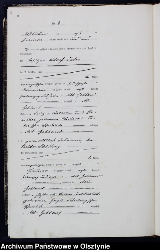 image.from.unit.number "Heiraths-Haupt-Register Nr 1 - 26"