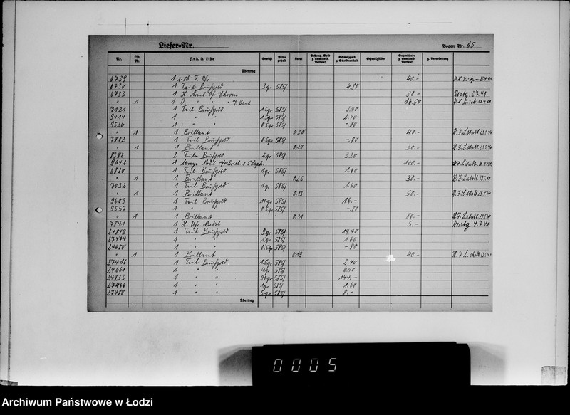 Obraz 3 z jednostki "[Dziennik przychodu kosztowności]"