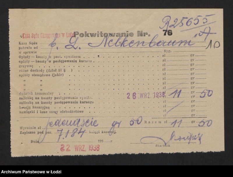 Obraz 12 z jednostki "Aria Lajb Nelkenbaum- sprzedaż sukna i kortów"