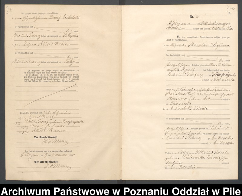 Obraz 4 z jednostki "Księga małżeństw"