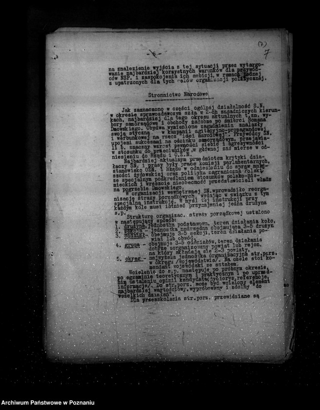 Obraz 11 z jednostki "Sprawozdania z polskiego legalnego ruchu politycznego za miesiące styczeń-lipiec 1939 r."