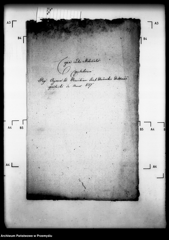 Obraz 18 z jednostki "[Kopie ksiąg metrykalnych parafii Grab z filiami Ożenna, Wyszowatka (dekanat Dukla)]"