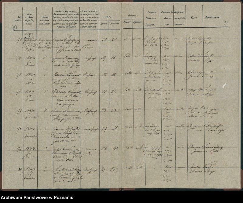 Obraz 13 z jednostki "Księga małżeństw"