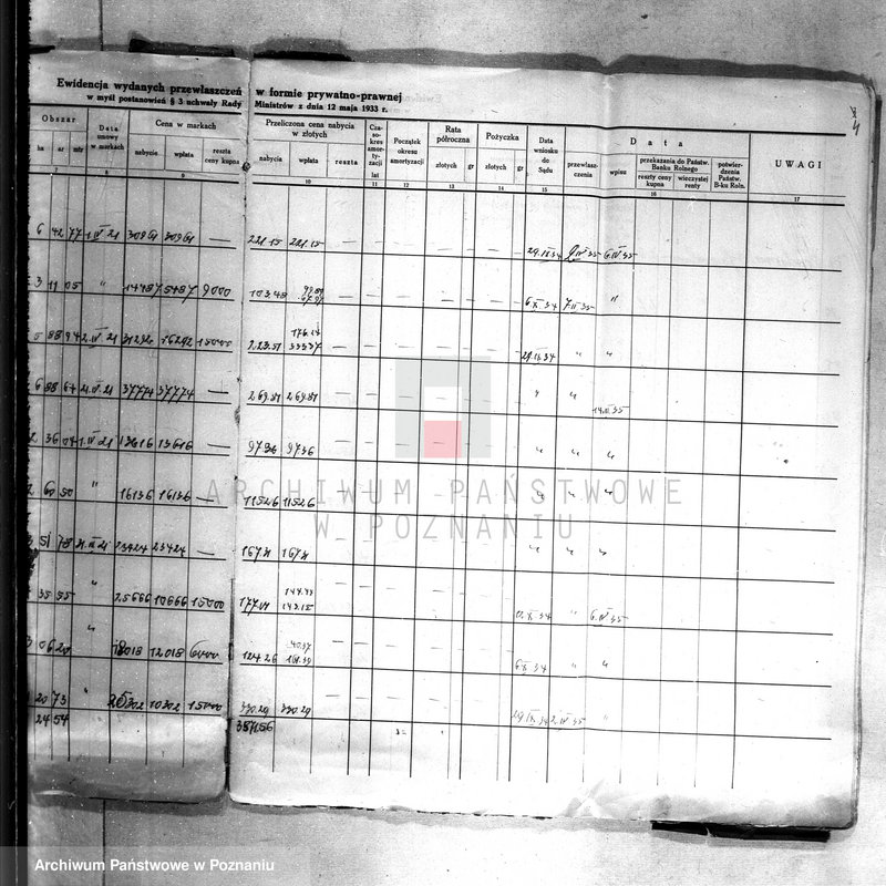 Obraz 6 z jednostki "/Ograniczenie obrotu nieruchomościami powstałymi z parcelacji/ pismo okólne Ministerstwa Rolnictwa i Reform Rolnych."