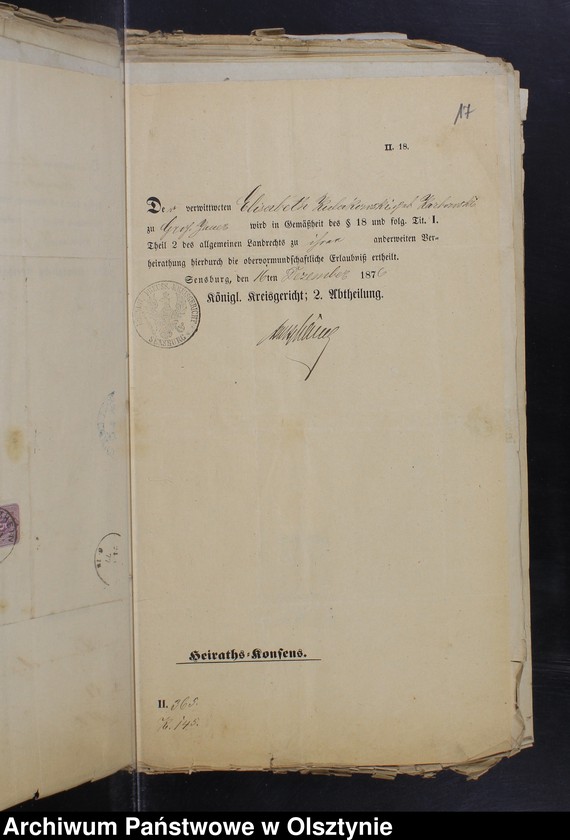 image.from.unit.number "Die zum Zwecke der Eheschlissung nothwendigen Schriftstück"