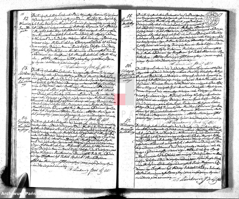 image.from.unit.number "Księga Duplikat Parafij Liszkowskiey z R-u 1830"
