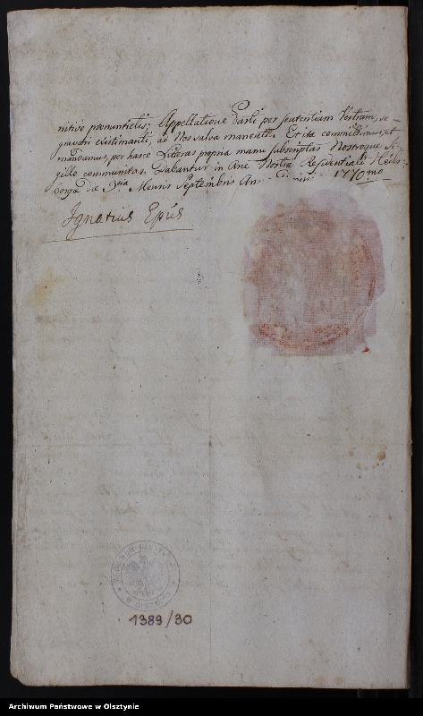 Obraz 7 z kolekcji "Najcenniejsze zbiory Archiwum Państwowego w Olsztynie111"