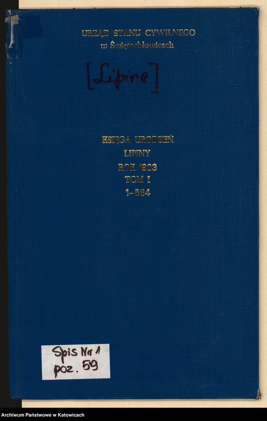 image.from.unit.number "Księga urodzeń T.1 nr 1-584"