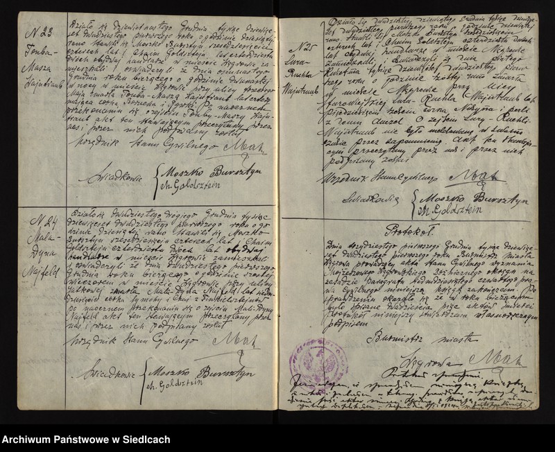 image.from.unit.number "Księga aktów zgonów wyznania mojżeszowego "