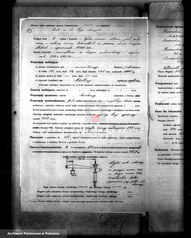 Obraz 17 z jednostki "M. Krzemieniewski w Połajewie pow. czarnkowski Młyn i piła - kocioł nr 10017 fabryczny kocioł nr 138 woj."
