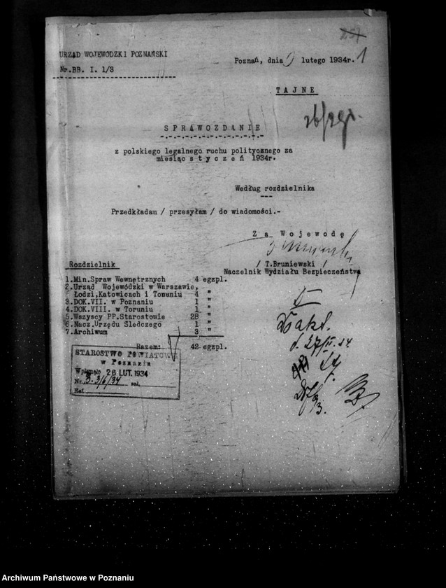 Obraz 5 z jednostki "Sprawozdania z polskiego legalnego ruchu politycznego za miesiące styczeń, luty, marzec 1934 r."