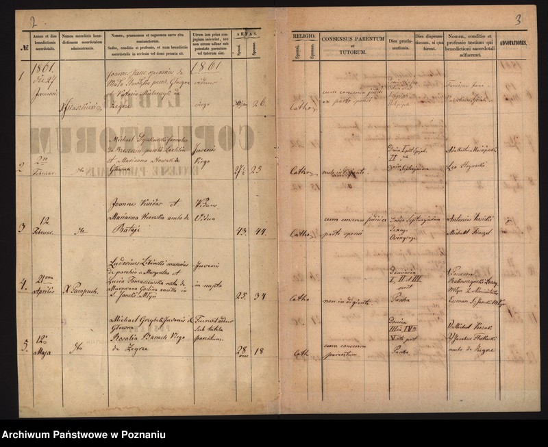 Obraz 3 z jednostki "Księga małżeństw"