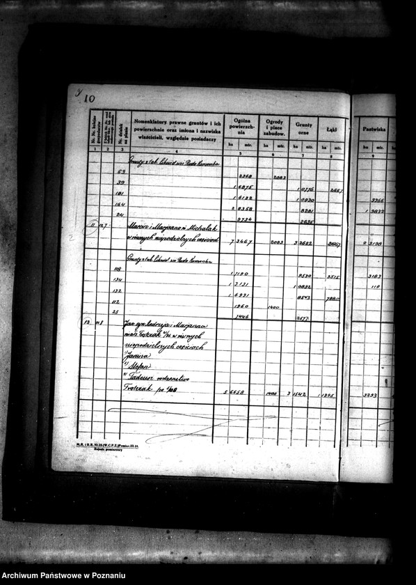 Obraz 15 z jednostki "Rejestr pomiarowy wsi Ruda Komorska powiatu konińskiego /prace scaleniowe/"