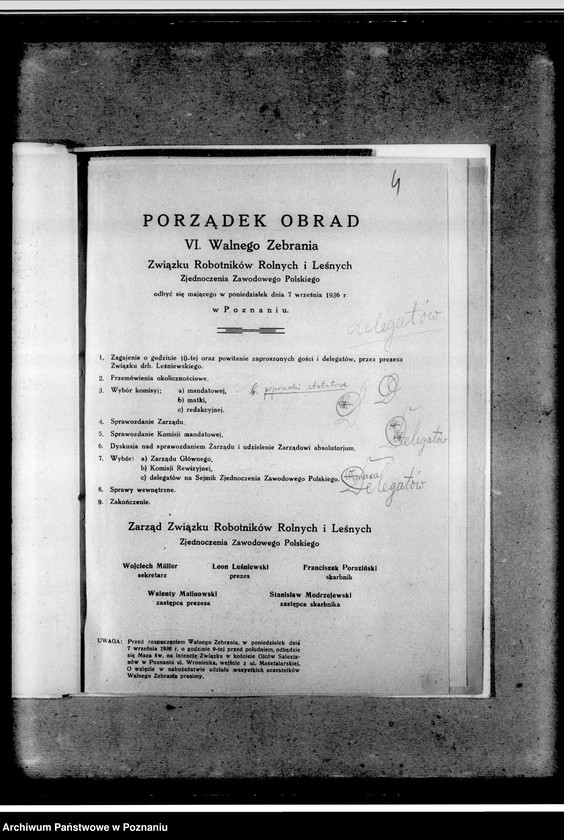 Obraz 8 z jednostki "VI Walne Zebranie"