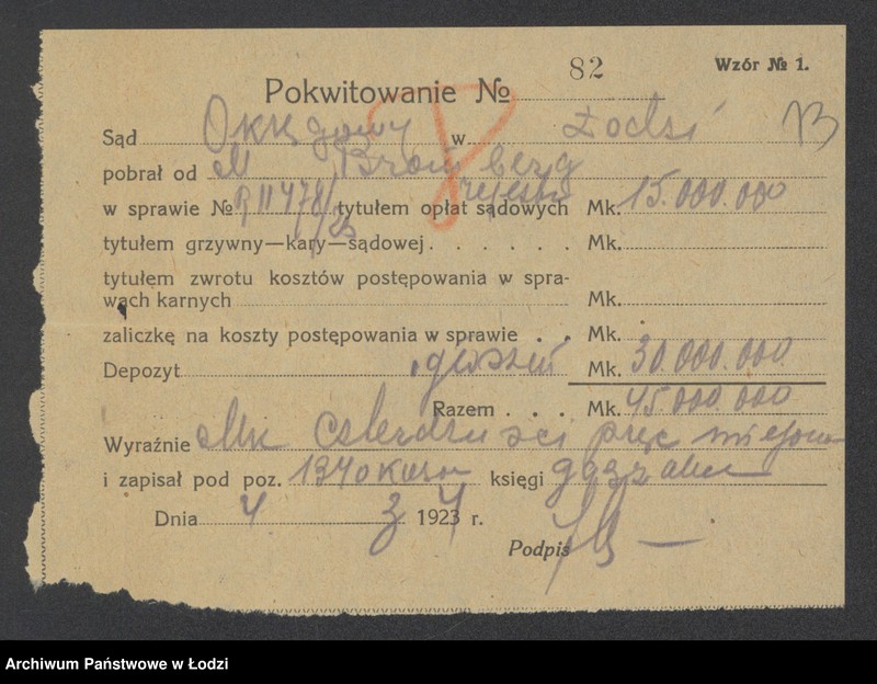 Obraz 15 z jednostki "Majlech Bromberg- drobny handel skórą"