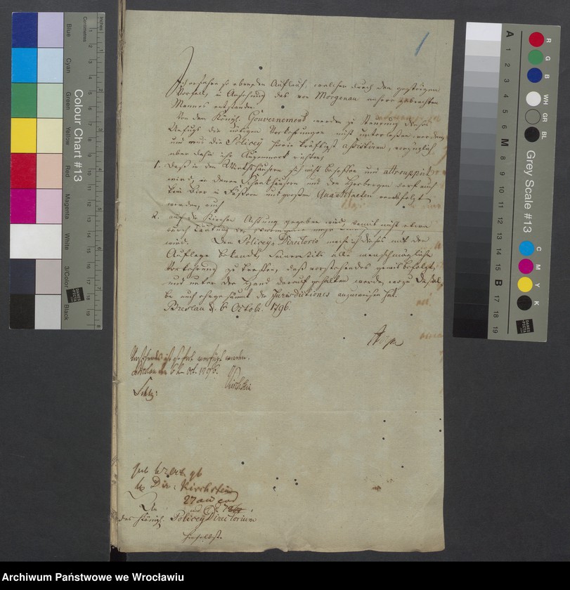 image.from.unit.number "Austand in der Stadt von 6 October 1796."