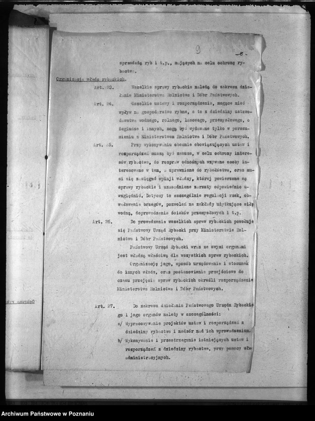 Obraz 13 z jednostki "Deleg. Departamentu Rolnictwa i D. Państw. Rybołówstwo"