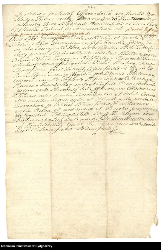 image.from.unit.number "Gerichtsurkunden, Prozessverhandlungen, Privilegen Citationen etc in Sachen von Privatpersonen aus der Stadt Neuenburg"
