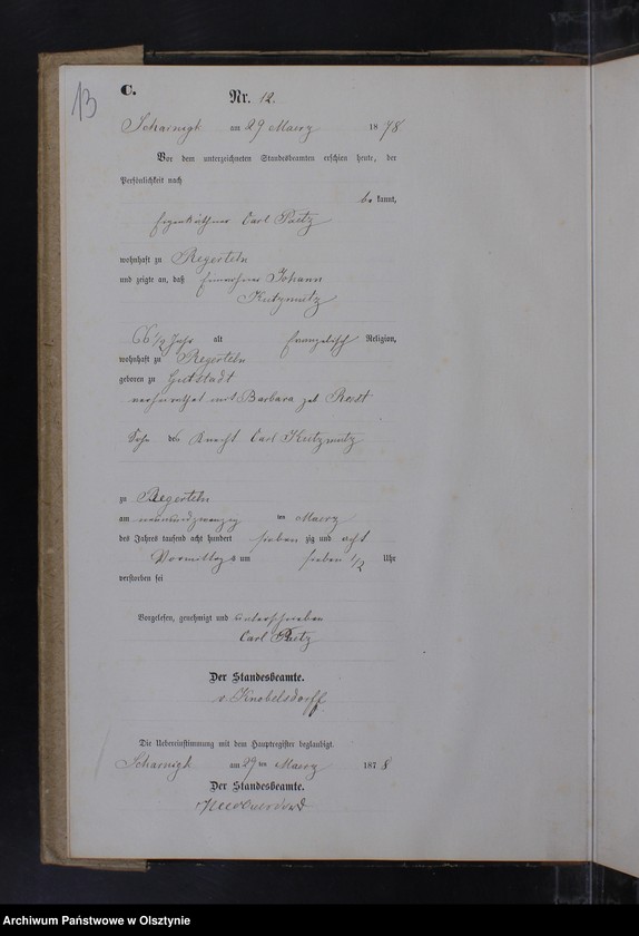 image.from.unit.number "Sterbe-Neben-Register Nr 1 - 73"