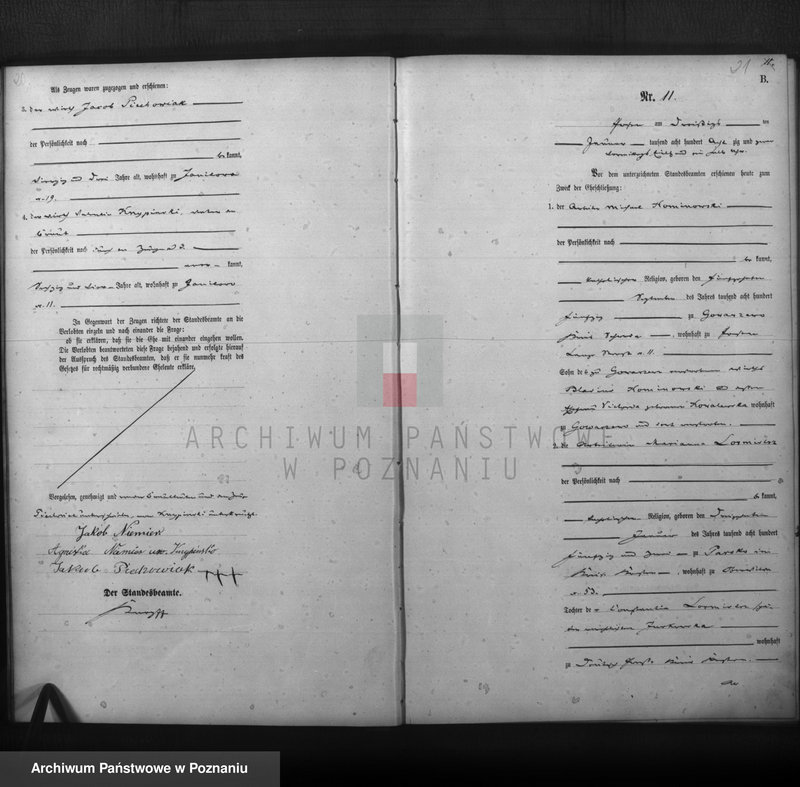 Obraz 12 z jednostki "Księga małżeństw"