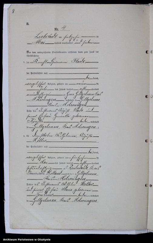 image.from.unit.number "Heirats-Neben-Register Nr 1 - 19"