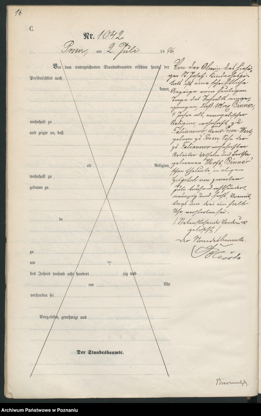 Obraz 19 z jednostki "Księga zgonów t. III"