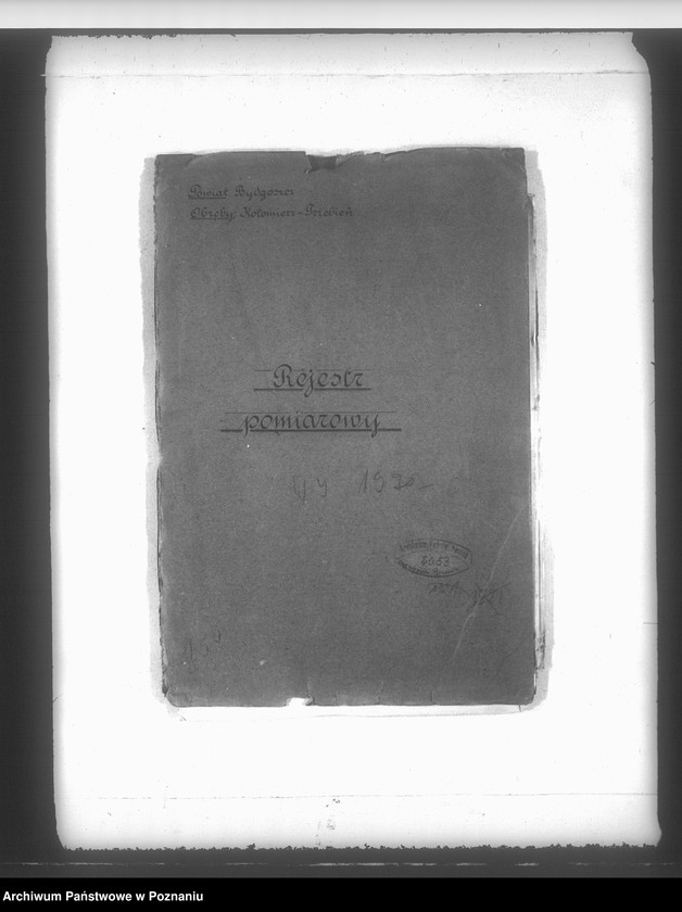 image.from.unit.number "Rejestr pomiarowy majątków Kotomierz-Trzebień powiatu bydgoskiego"