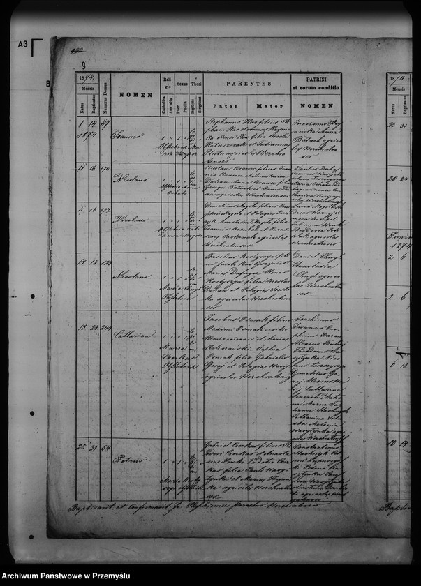 Obraz 13 z jednostki "[Kopie ksiąg metrykalnych parafii Werchrata z filią Prusie (dekanat Rawa Ruska)]"