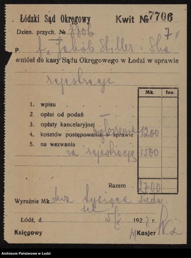 Obraz 9 z jednostki "Jakób Stiller i S-ka – prowadzenie tkalni"