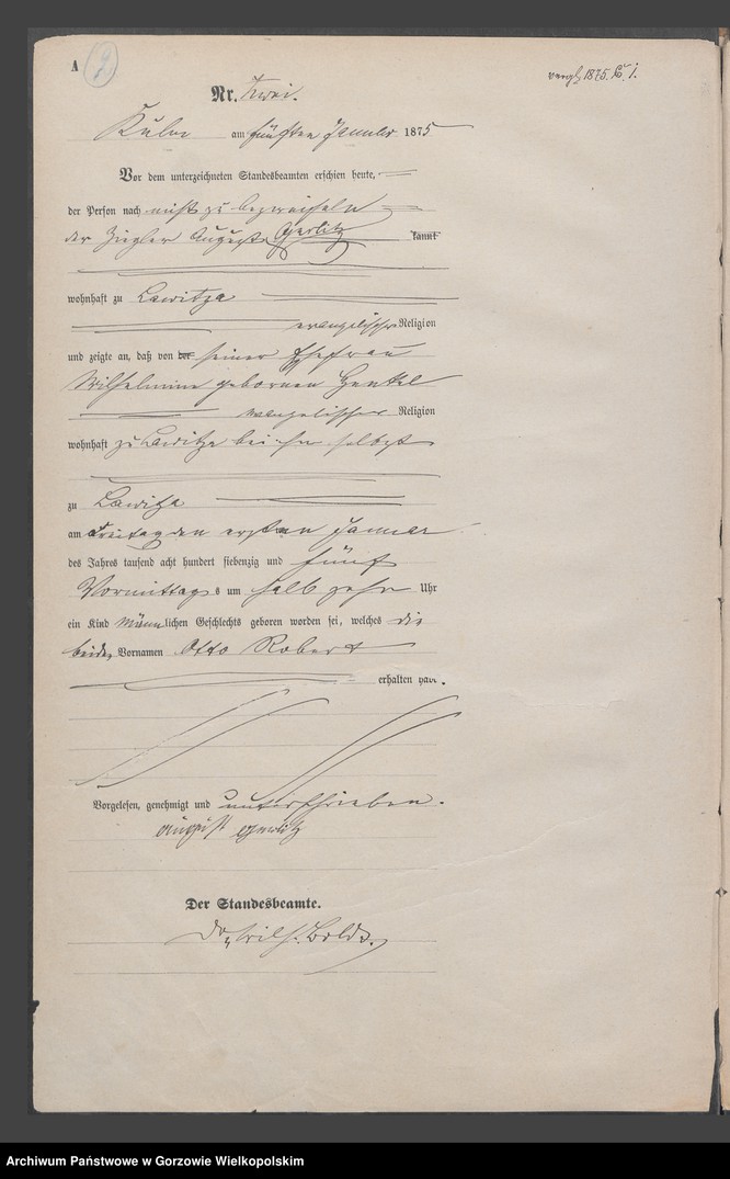 Obraz 5 z jednostki "Geburts Register"