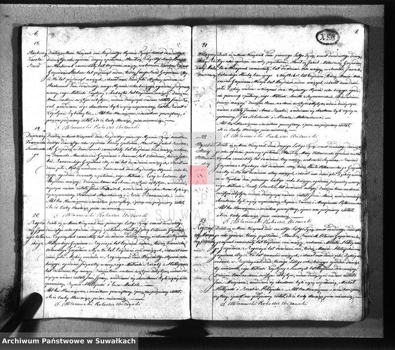 image.from.unit.number "Duplikat parafij wiżaynskiey z roku 1829"