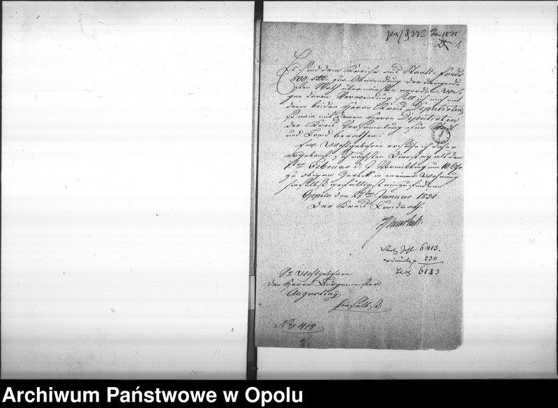 Obraz 5 z jednostki "Acta des Magistrats zu Oppeln betreffend die aus Staatsfonds mit Geld, Salz und Kartoffeln unterstützten Armen"