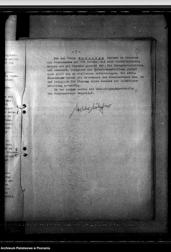 Obraz 11 z jednostki "Krankenhausplanung - Regierungsbezirk Posen"