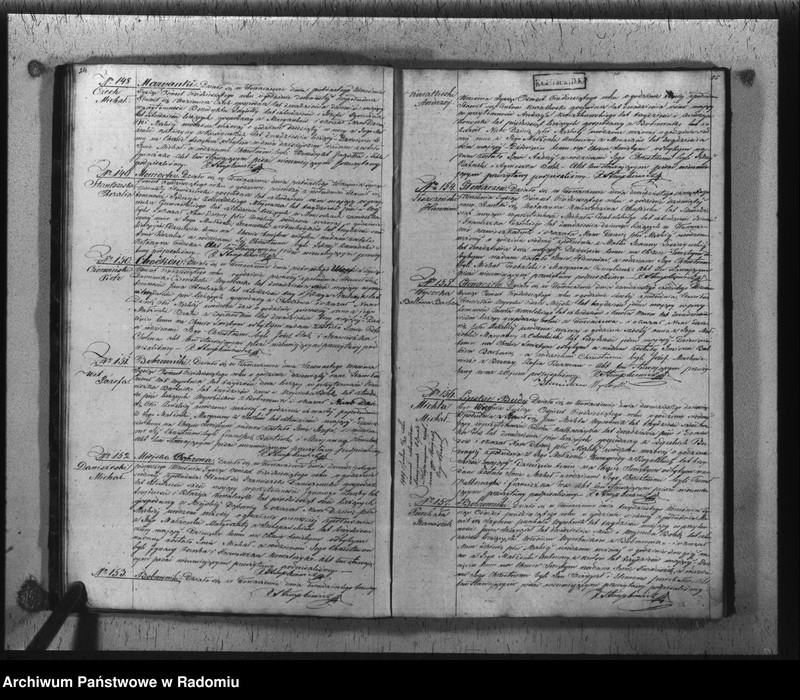 image.from.unit.number "Duplikat akt urodzonych, zaślubionych i zmarłych z parafii Głowaczew na rok 1850"