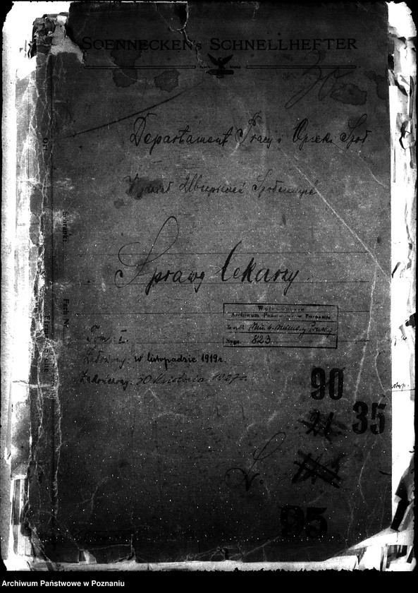 Obraz 3 z jednostki "Sprawy lekarzy [umowy i korespondencja] Okręg. Urząd Ubezpiecz."