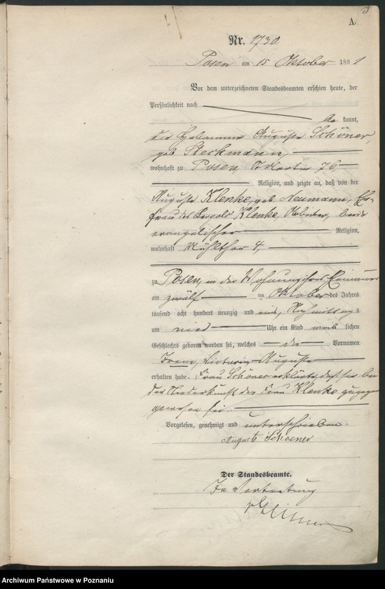 Obraz 7 z jednostki "Księga urodzeń t. V"