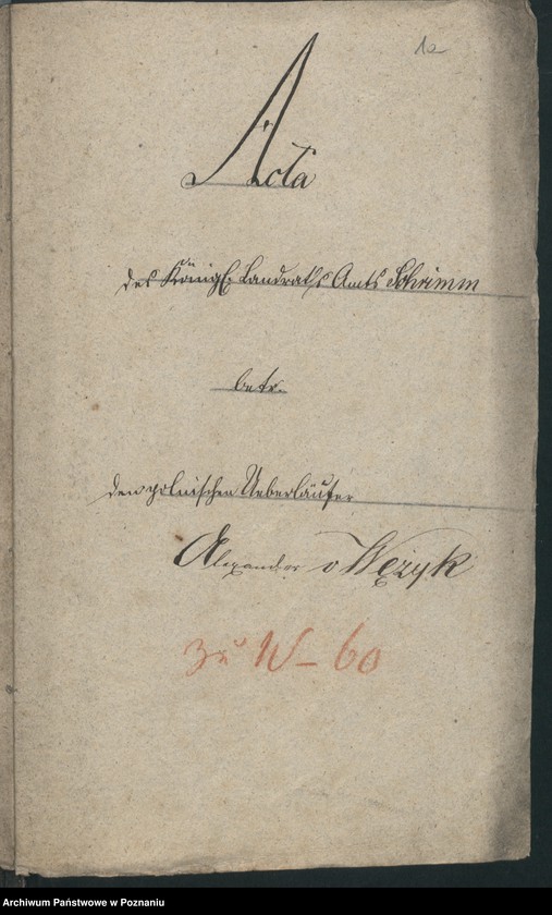 Obraz 5 z jednostki "A. betr. die polnischen Emigranten Alexander von Wężyk und Anton Prawdzic de Bielski"