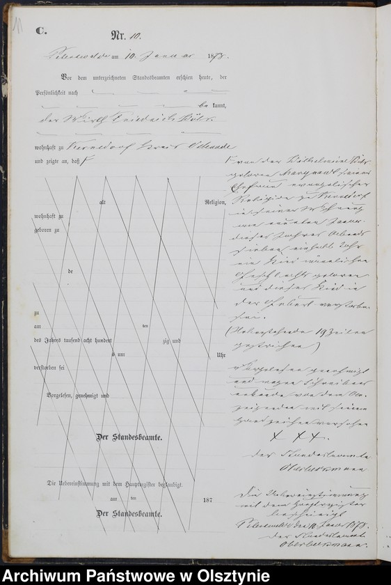 image.from.unit.number "Sterbe-Neben-Register Nr 1 - 145"