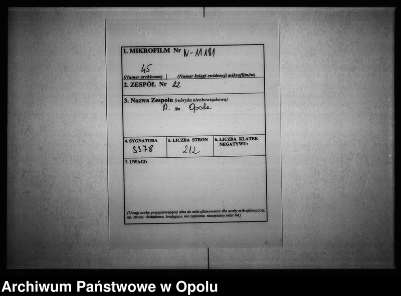 Obraz 2 z jednostki "Acta des Magistrats zu Oppeln betreffend: die Dismembration von Grundstücken de Anno 1846"