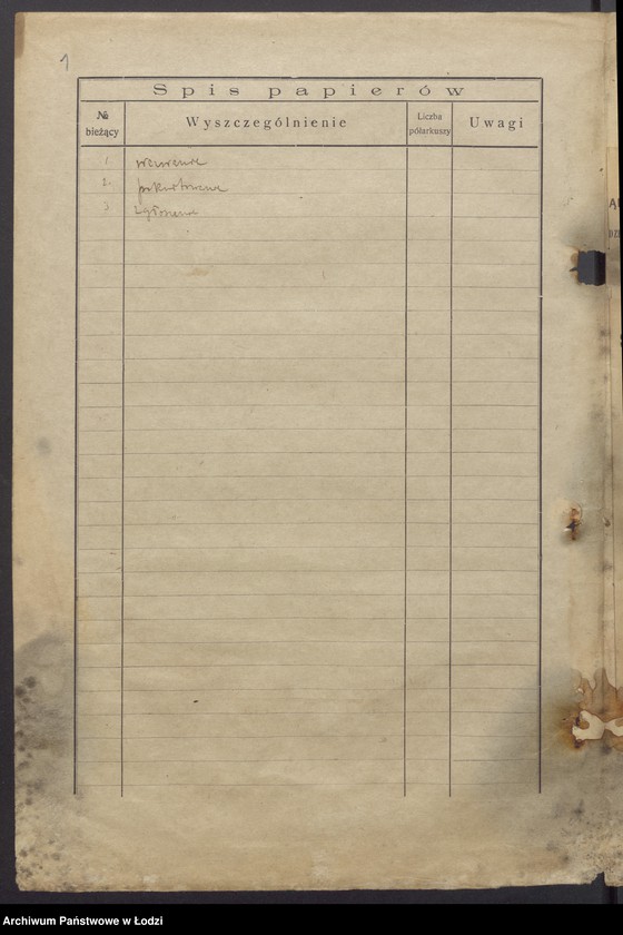 Obraz 3 z jednostki "Mendel Mordka Zyskind - sprzedaż towarów manufakturowych"