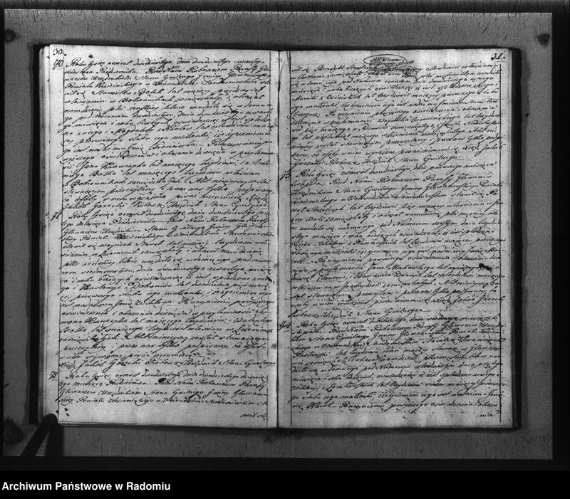 image.from.unit.number "Księga akt cywilnych gminy Głowaczew na rok 1820"