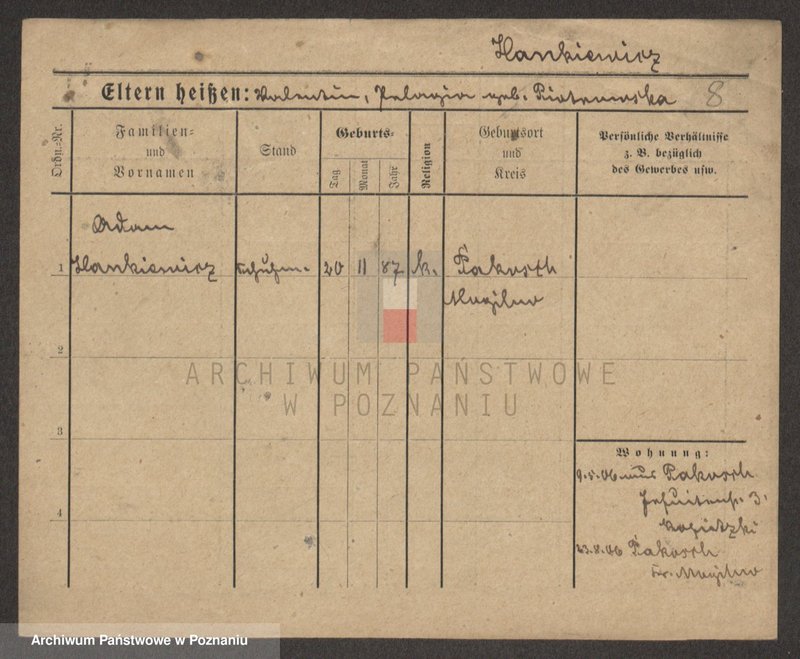 Obraz 8 z jednostki "Handkiewicz - Haniszewski"