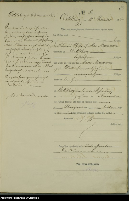 image.from.unit.number "Haupt-Geburts-Register Nr 1 - 11"
