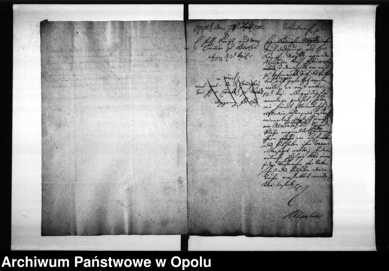Obraz 6 z jednostki "Acta des Magistrats zu Oppeln von den Ein und resp: [respektive] abgesandten Bekantmachungen wegen Abänderung und Verlegung der Jahrmarckttage in den schlesischen Städten"